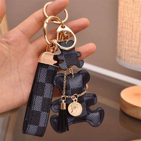 lv bear keychain|louis vuitton keychain.